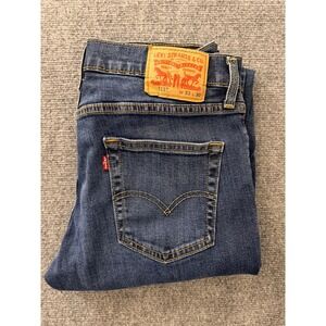 Levi's 511 Slim Fit Mens Jeans 33x30 Medium Wash Blue Denim Red Tab